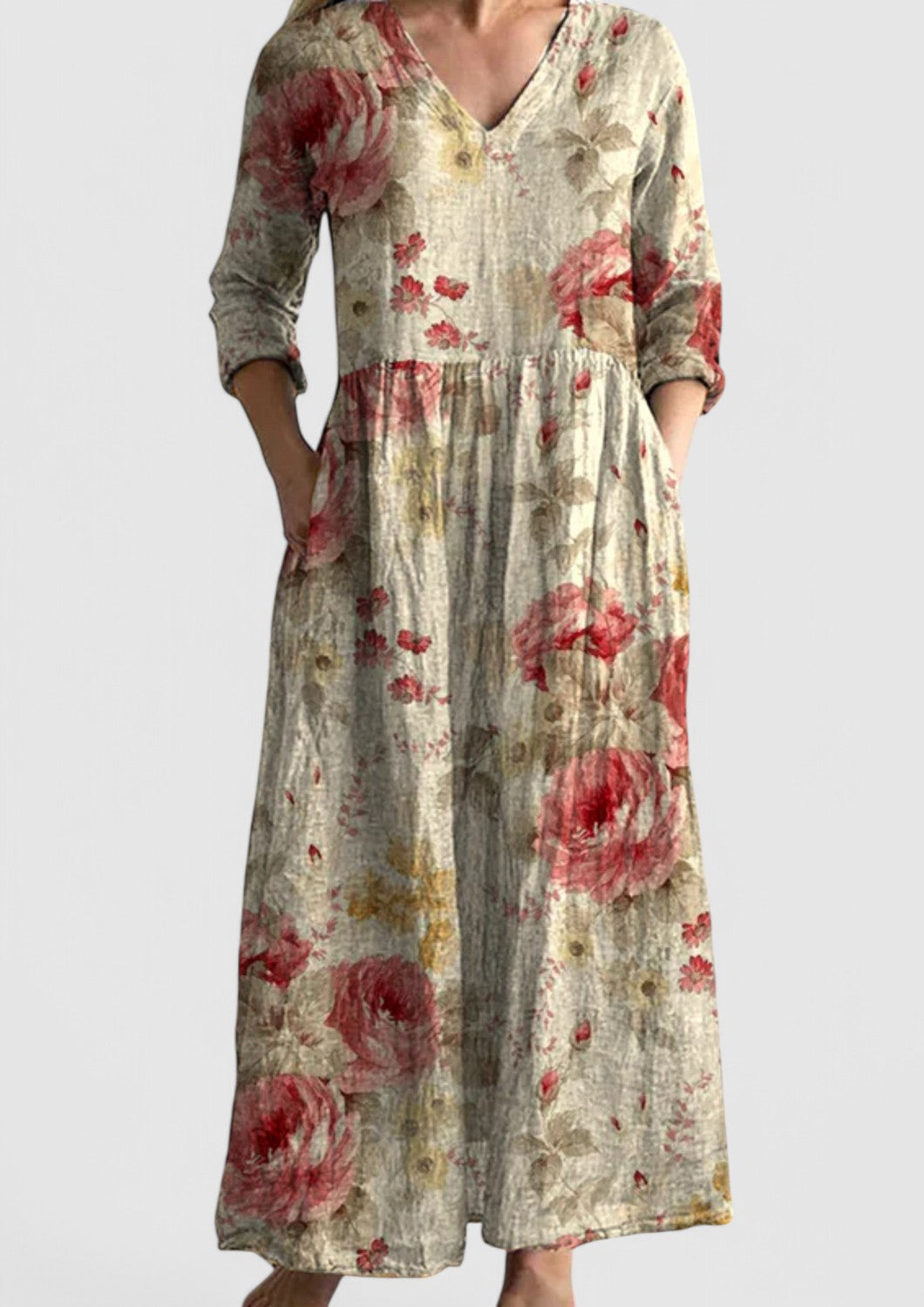 LP | Maxi abito orchidea