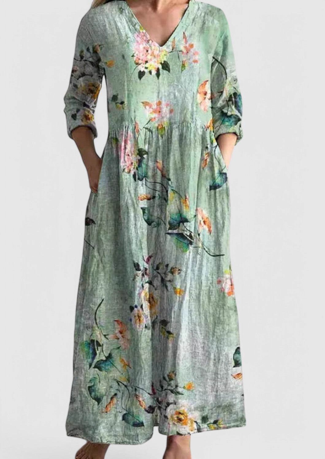 LP | Maxi abito orchidea