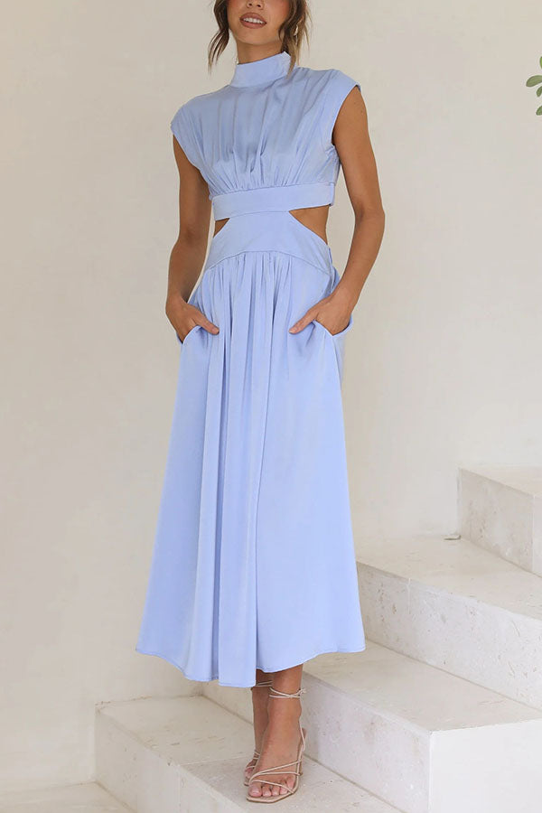 LP | Abito midi con cut-out e tasche