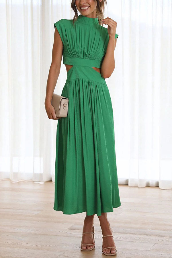 LP | Abito midi con cut-out e tasche