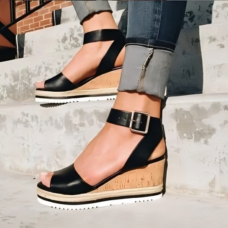 LP | | Sandali eleganti con zeppa