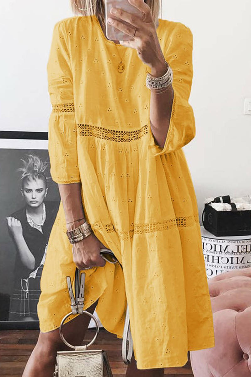 LP | Abito midi in pizzo
