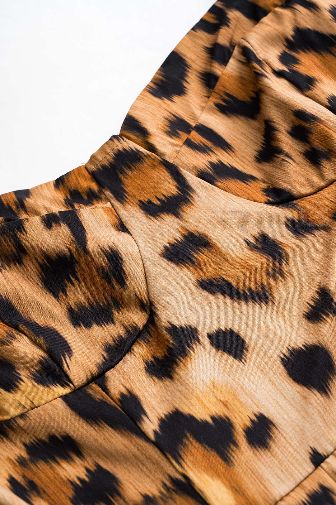LP | Vestito midi con stampa leopardo
