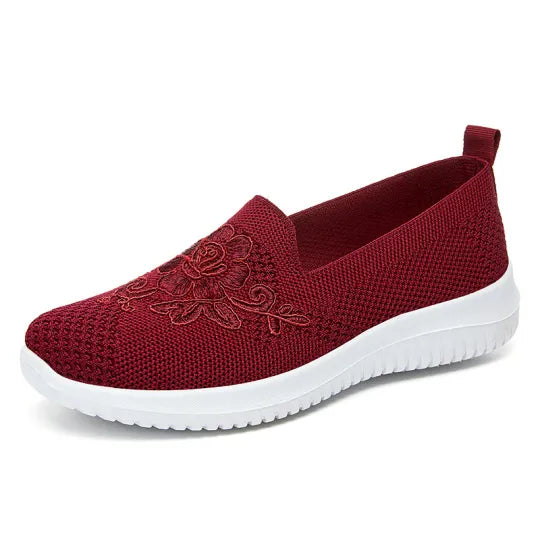 LP | Day 49% OFF - Scarpe da ginnastica da passeggio casual con ricamo a maglia da donna