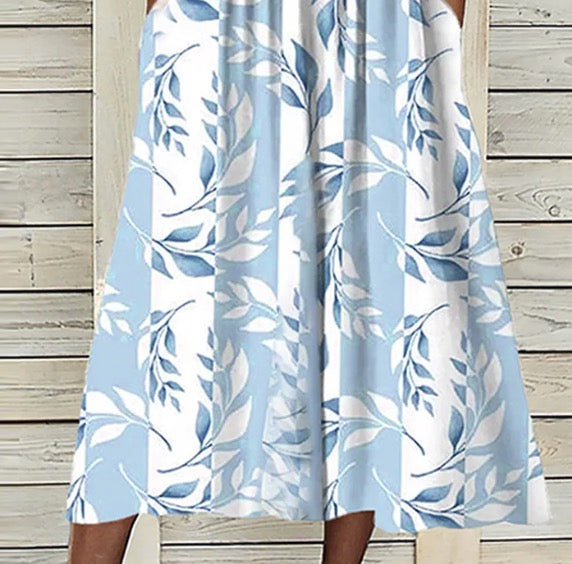 LP | Abito midi con stampa floreale e giacca abbinata