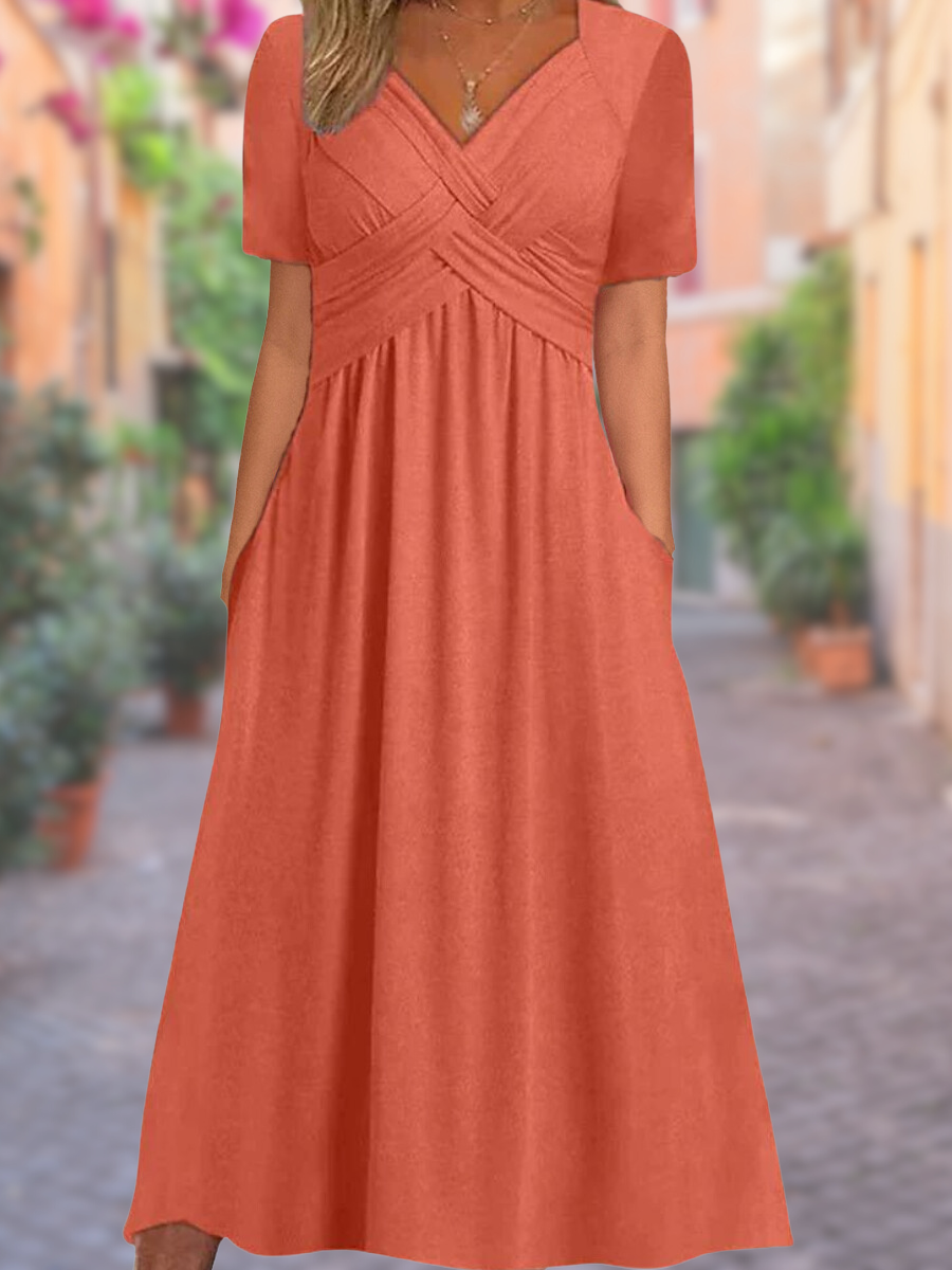 LP | Abito midi con tasche laterali