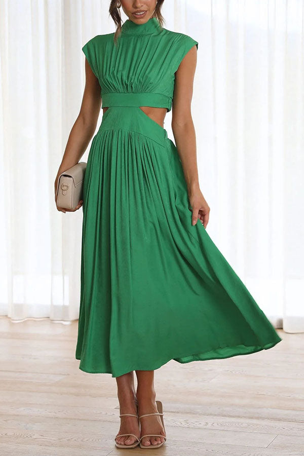 LP | Abito midi con cut-out e tasche