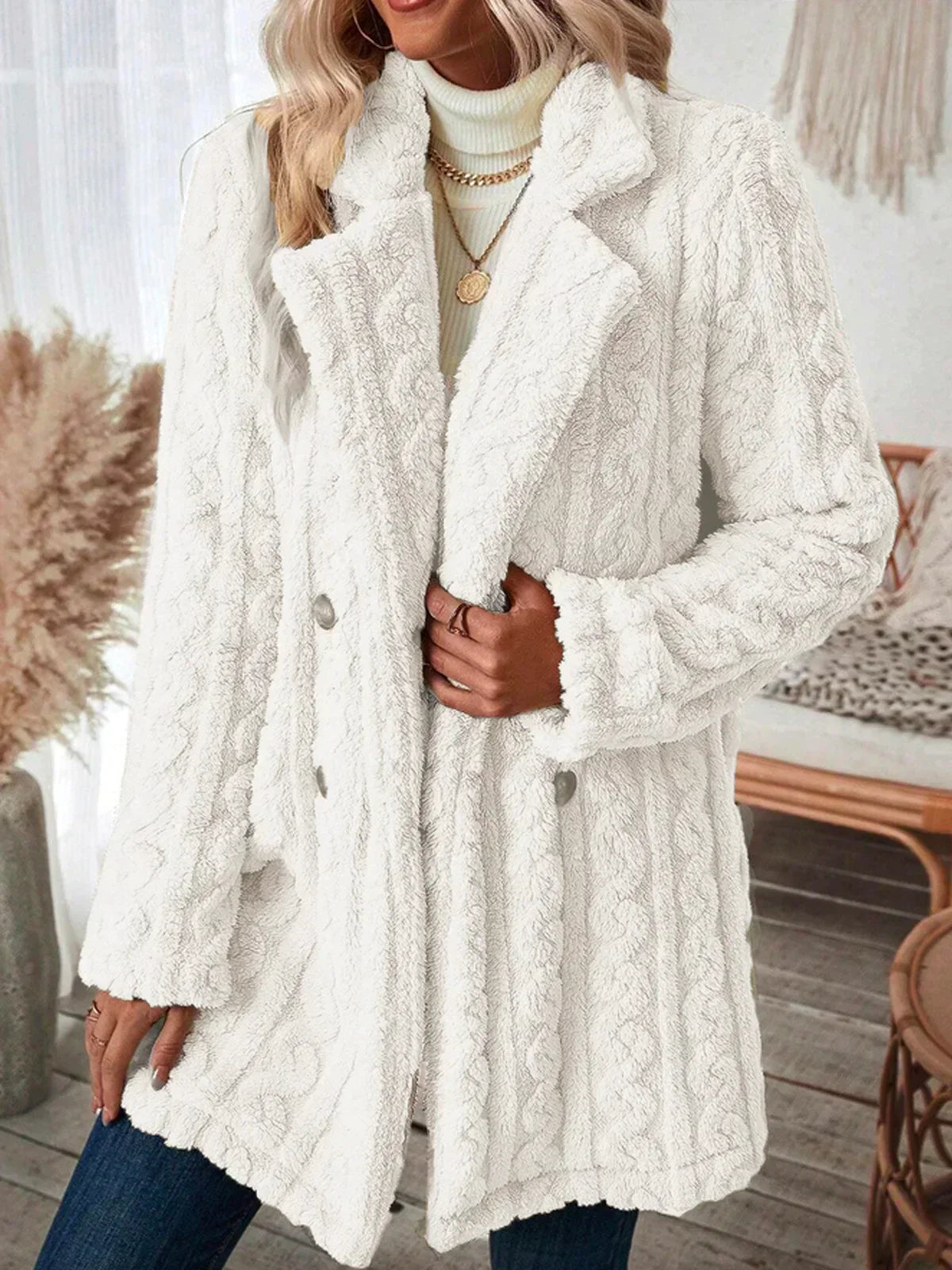 LP | Cappotto invernale doppiopetto in flanella