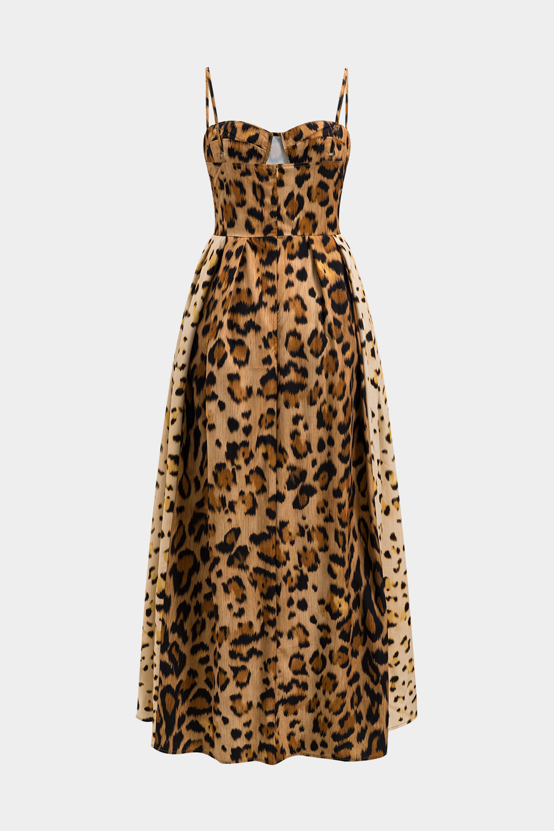 LP | Vestito midi con stampa leopardo