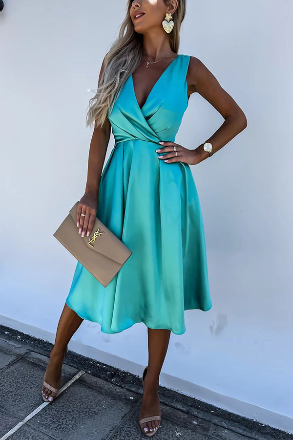 LP | Hold You In My Memory Vestito midi in raso