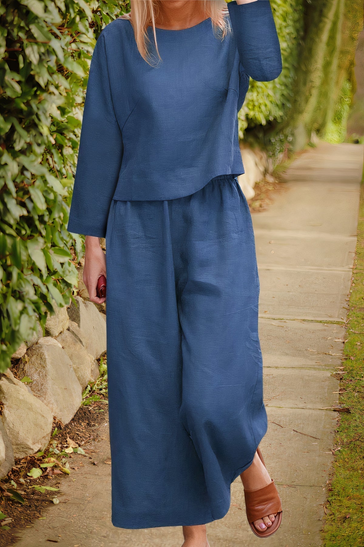 LP | Set di camicetta e pantaloni in lino Airy
