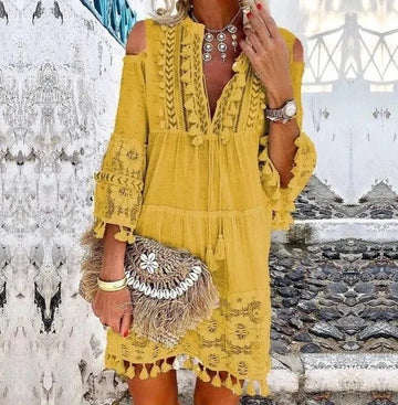 LP | Mini abito in pizzo boho