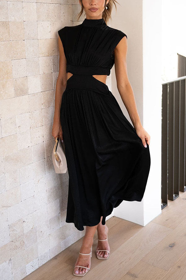 LP | Abito midi con cut-out e tasche