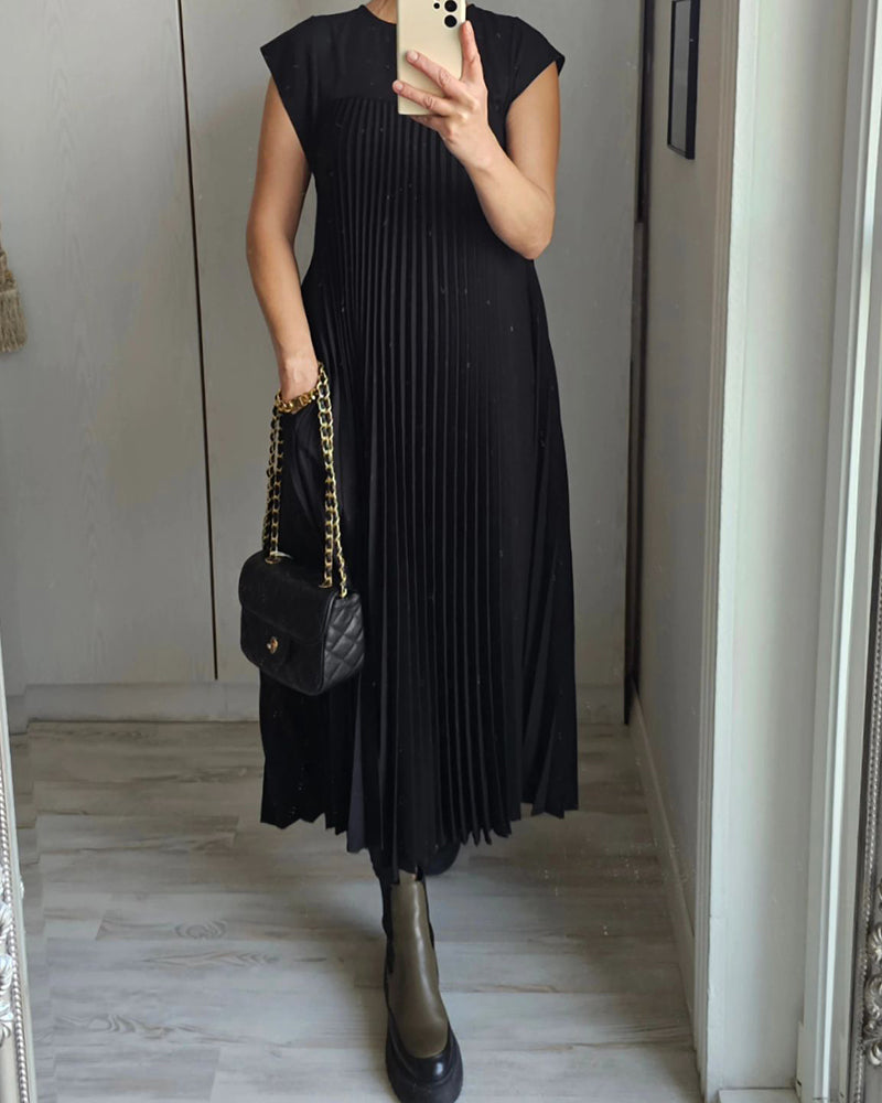 LP | Maxi abito elegante a pieghe