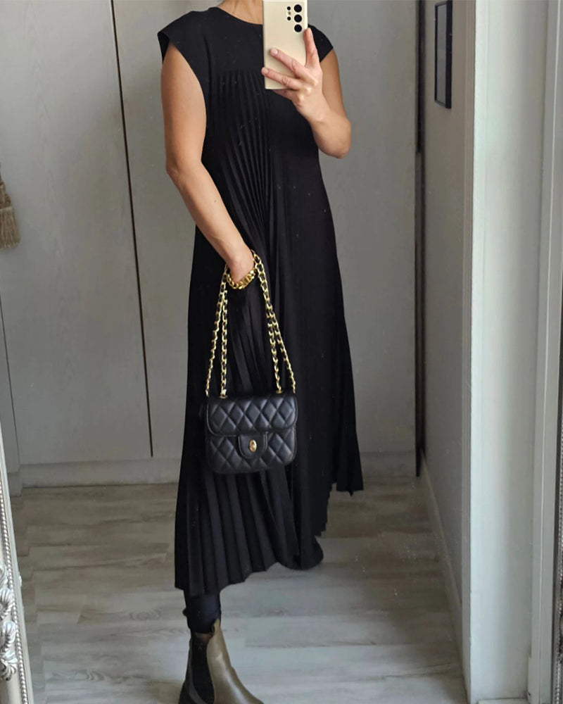 LP | Maxi abito elegante a pieghe