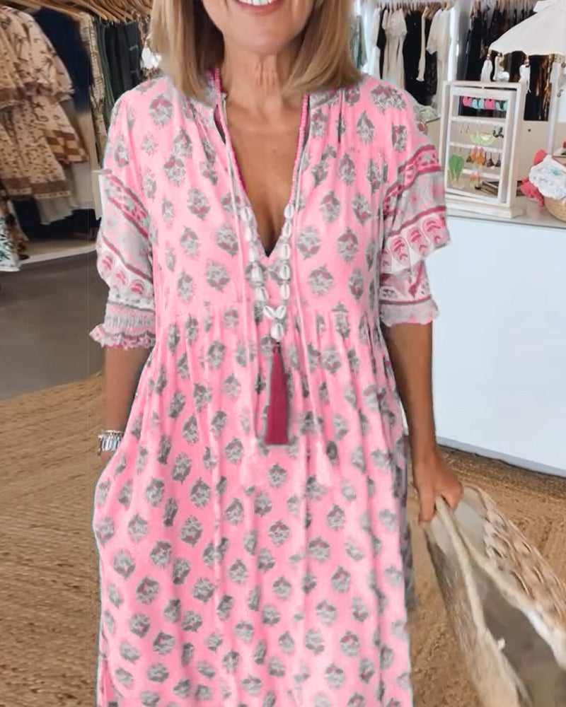 LP | Maxi abito boho-chic