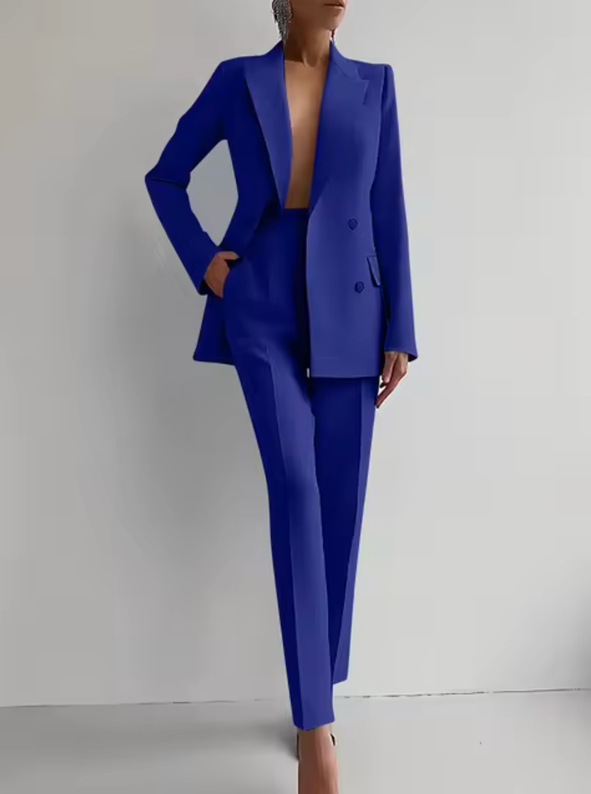 LP | Blazer e pantaloni a pieghe come set
