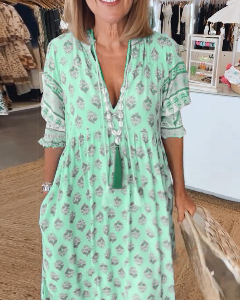 LP | Maxi abito boho-chic