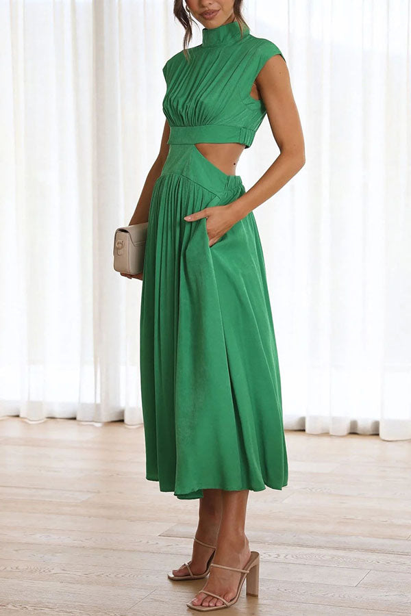 LP | Abito midi con cut-out e tasche