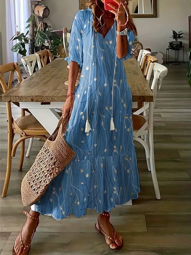 LP | Maxi abito da donna, elegante e lusinghiero