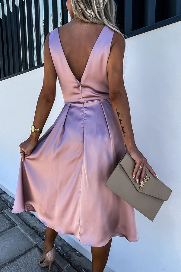 LP | Hold You In My Memory Vestito midi in raso