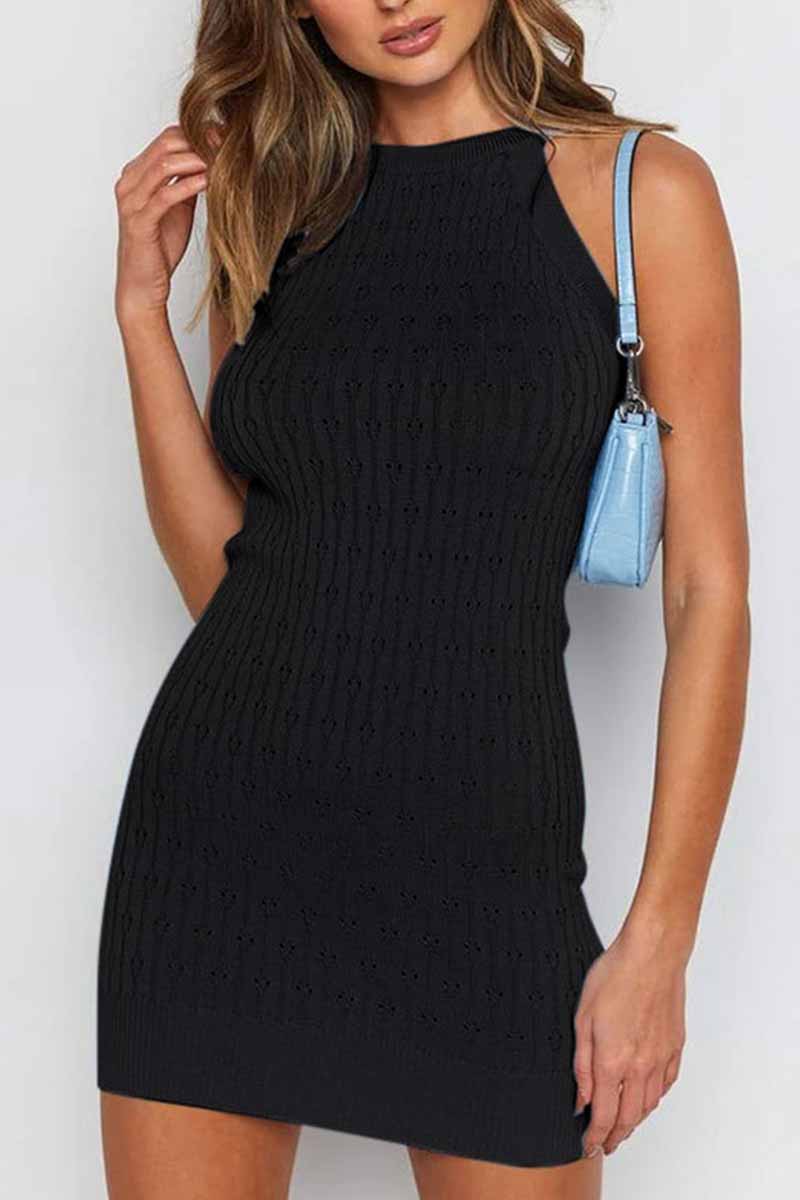 LP | Mini abito in maglia a coste