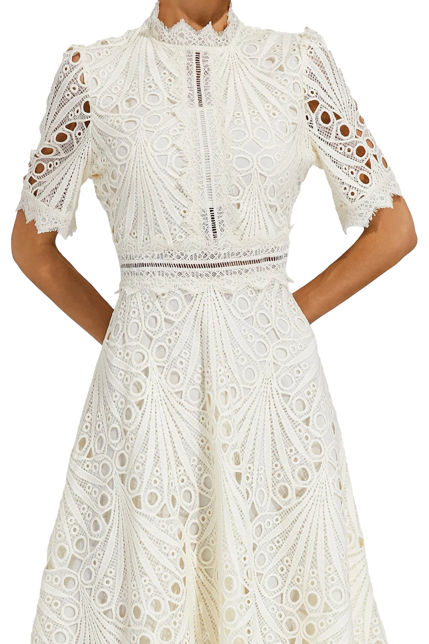 LP | Abito midi in pizzo elegante per donna