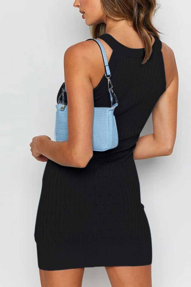 LP | Mini abito in maglia a coste