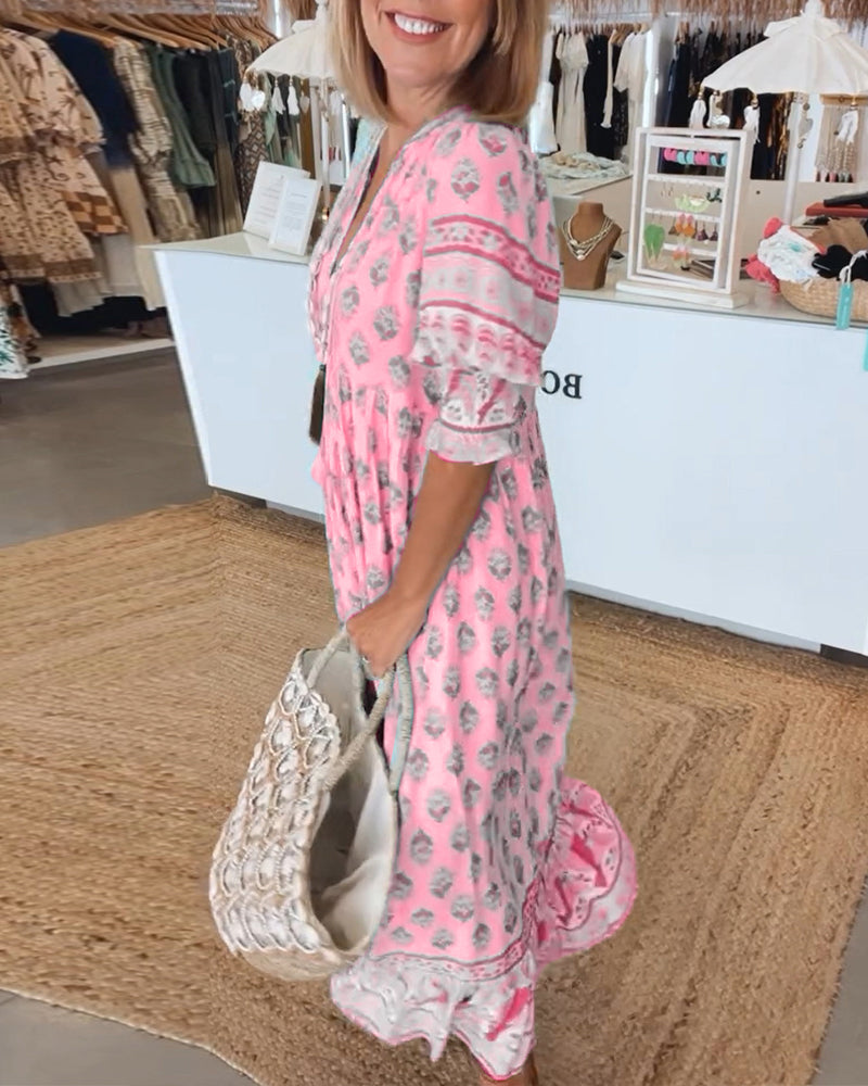 LP | Maxi abito boho-chic
