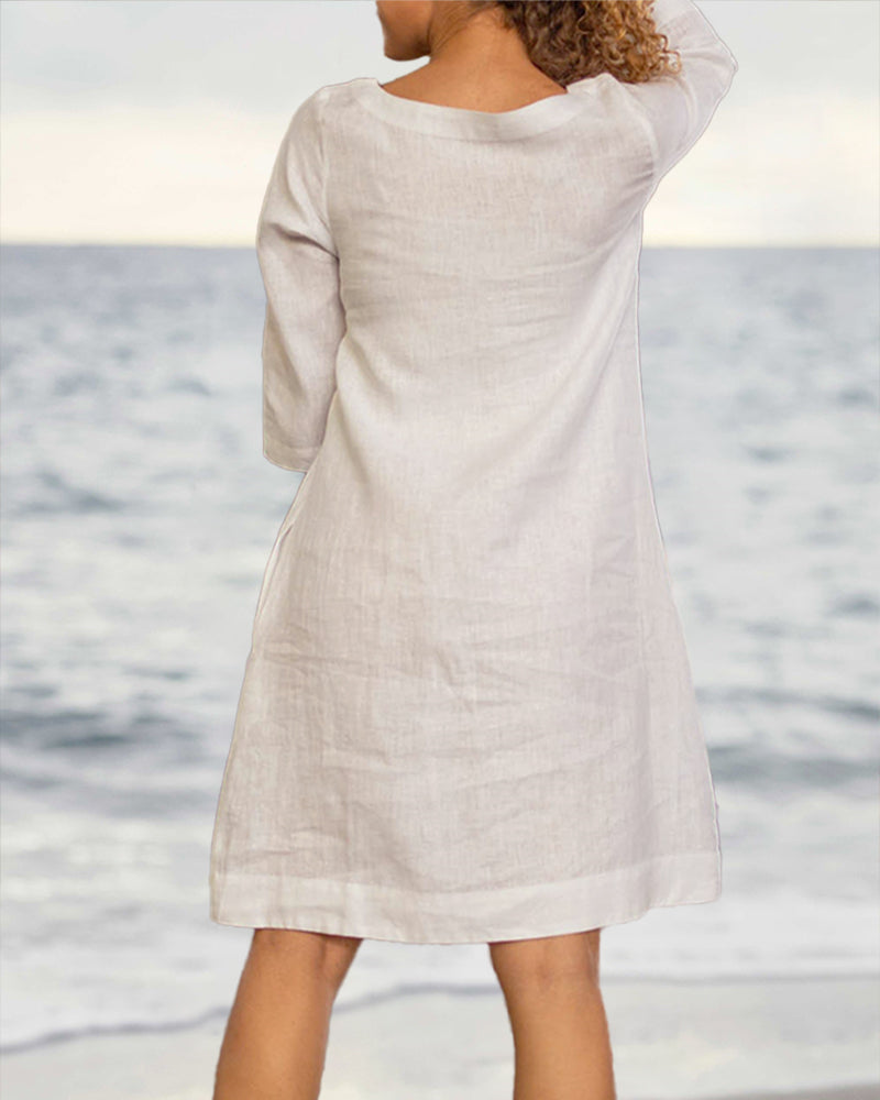 LP | Abito con maniche a 3/4 mini abito loose fit