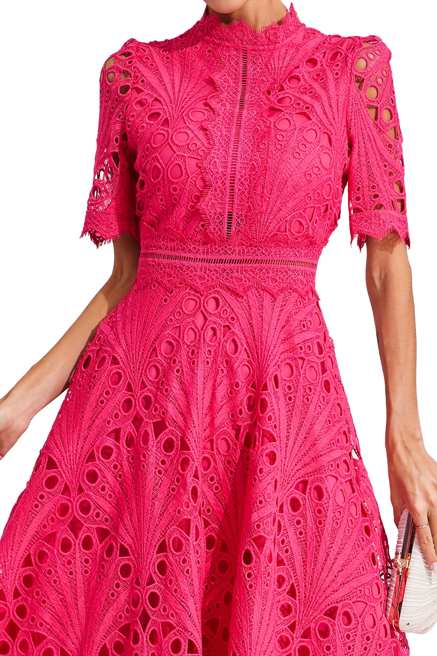 LP | Abito midi in pizzo elegante per donna