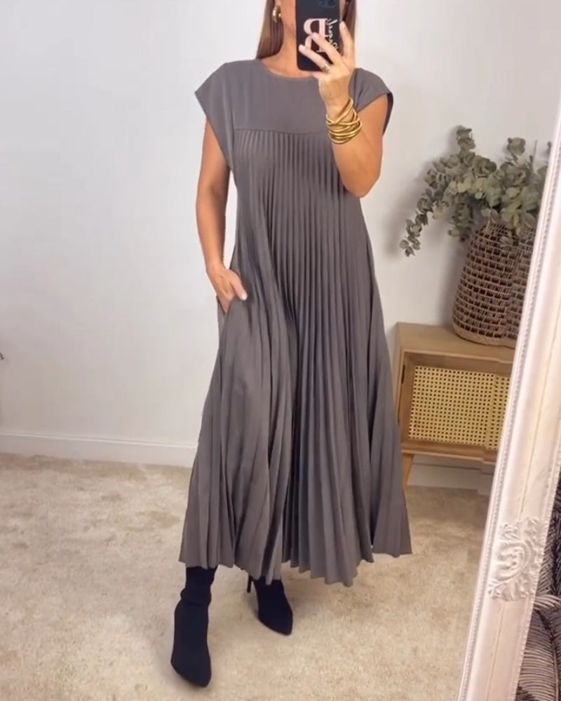 LP | Maxi abito elegante a pieghe