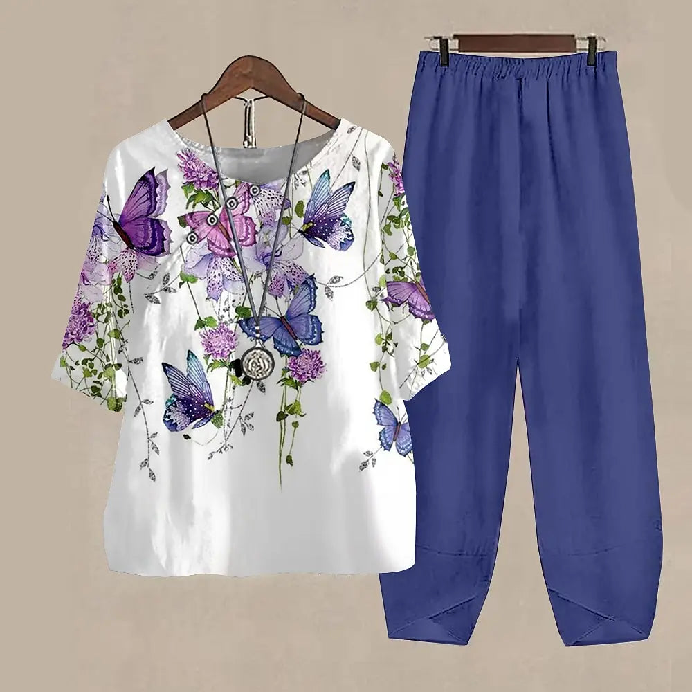 LP | Camicetta e pantaloni eleganti e di tendenza
