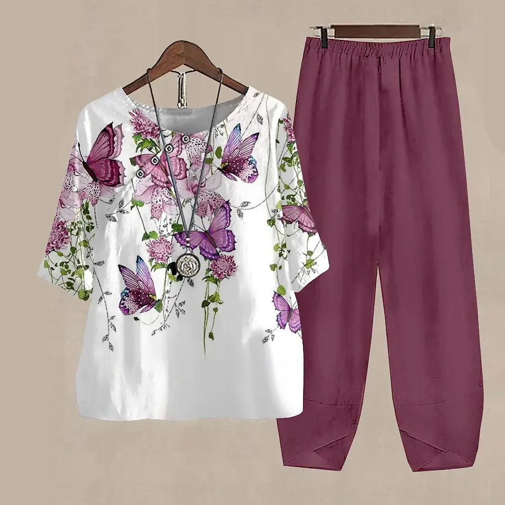 LP | Camicetta e pantaloni eleganti e di tendenza