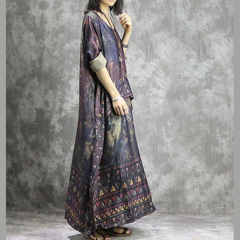 LP | Bellissimo con pantaloni a gamba larga in seta abbigliamento donna camicie elegante rosso stampe tunica vestito estate due pezzi