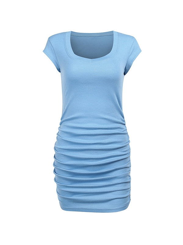 LP | Miniabito bodycon semplice con ruches