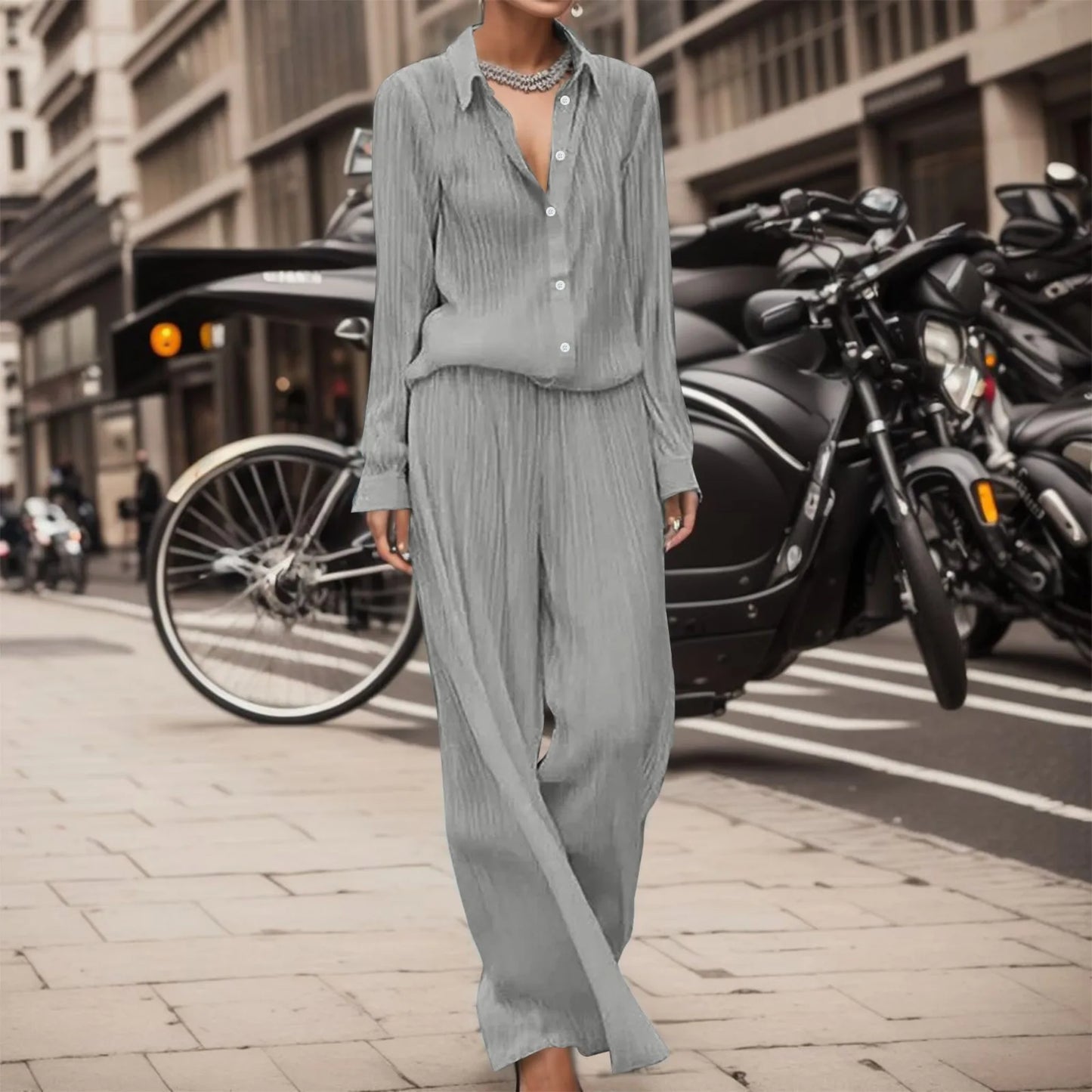 LP | Camicetta e pantaloni eleganti e leggeri