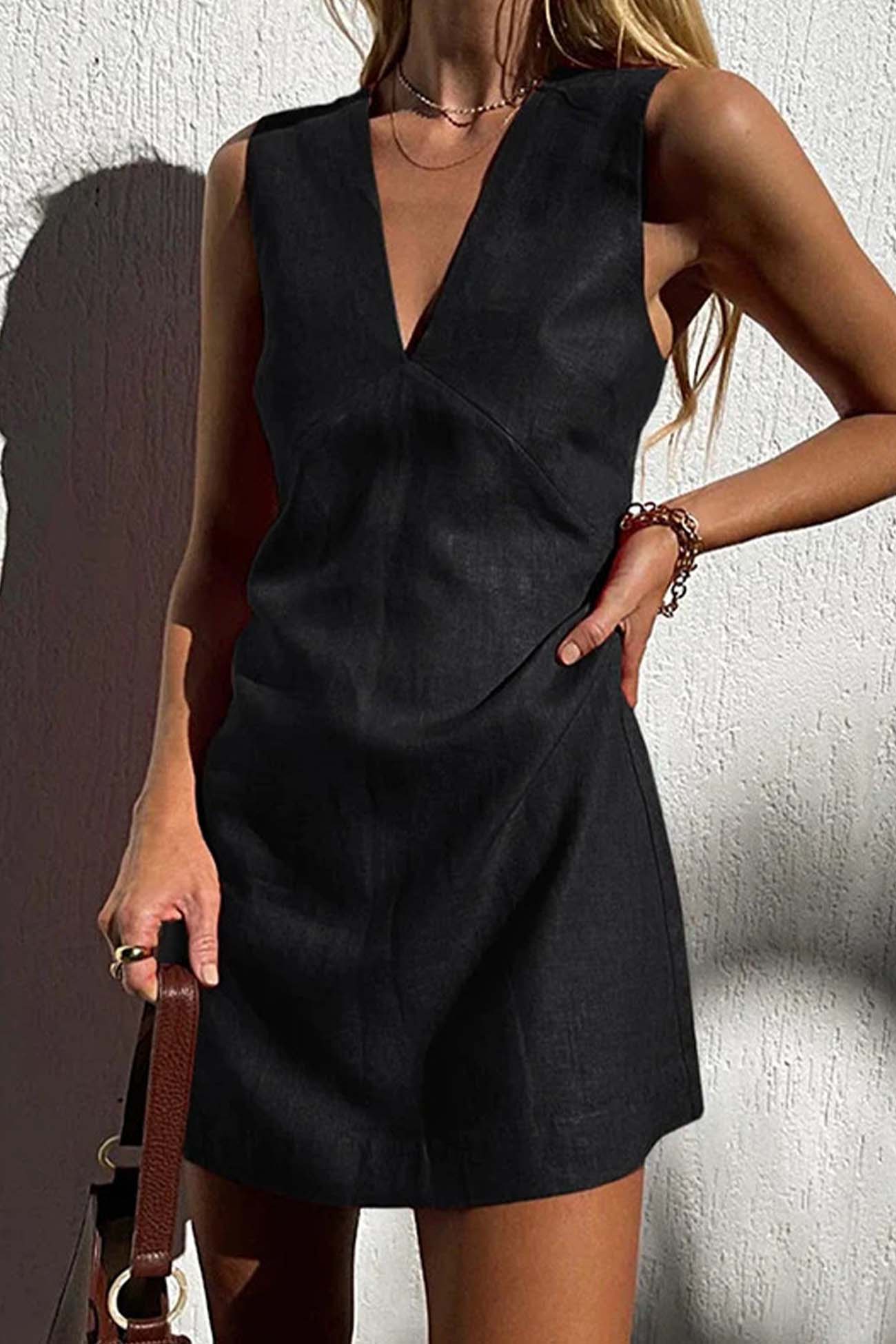 LP | Mini abito da donna con scollo a V