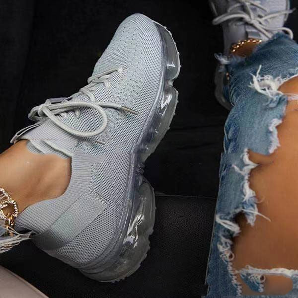 LP | Scarpe da ginnastica casual con suola e lacci trasparenti