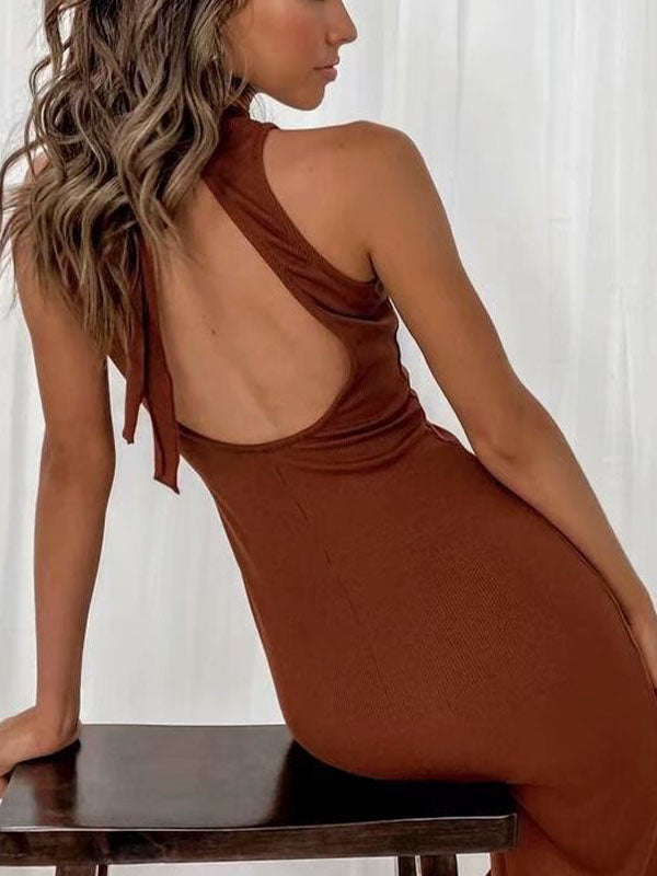 LP | Vestito midi Bodycon con spacco posteriore aperto