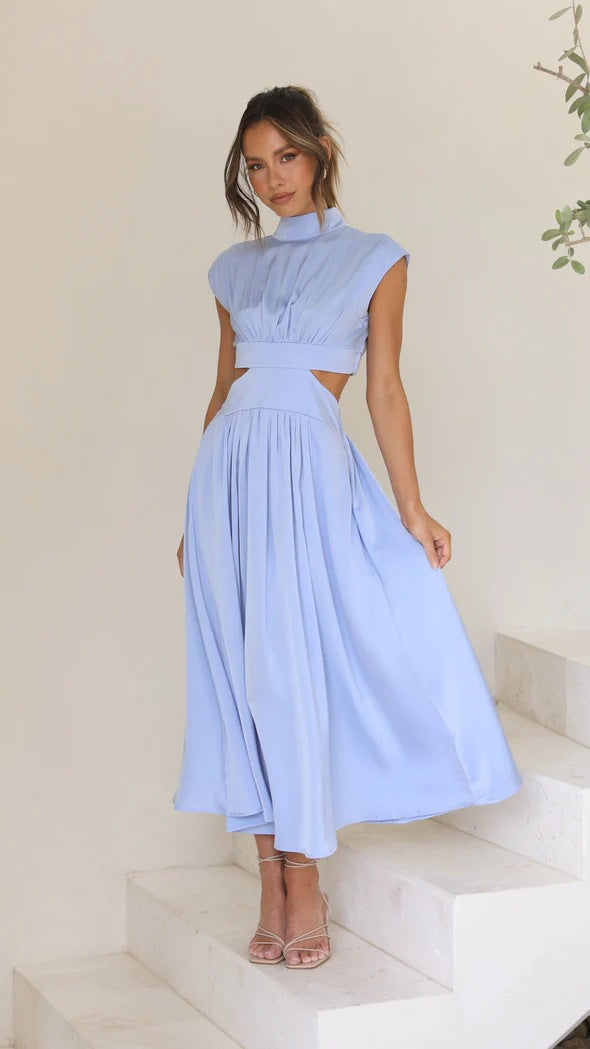LP | Abito midi con cut-out e tasche