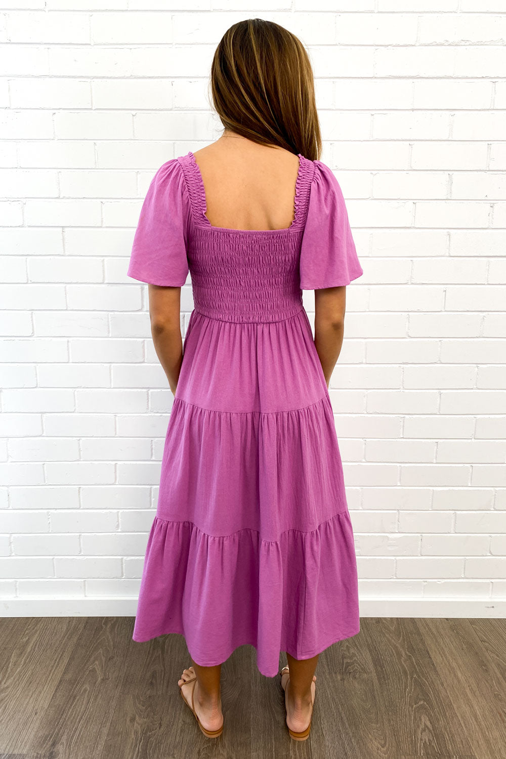 LP | Abito midi femminile senza spalline