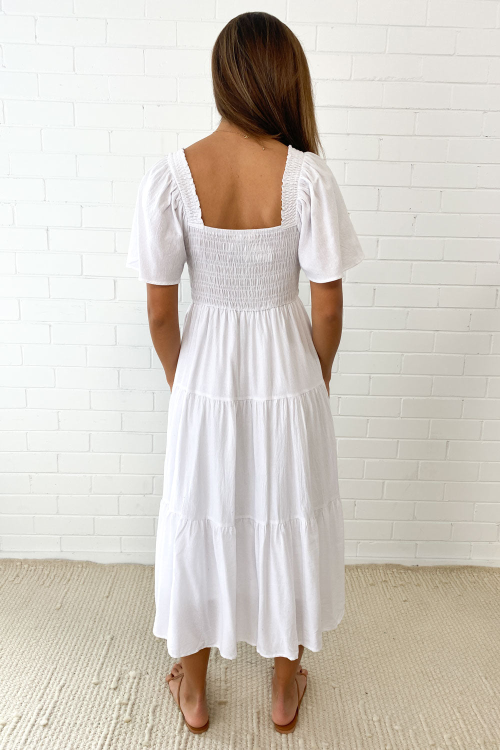 LP | Abito midi femminile senza spalline