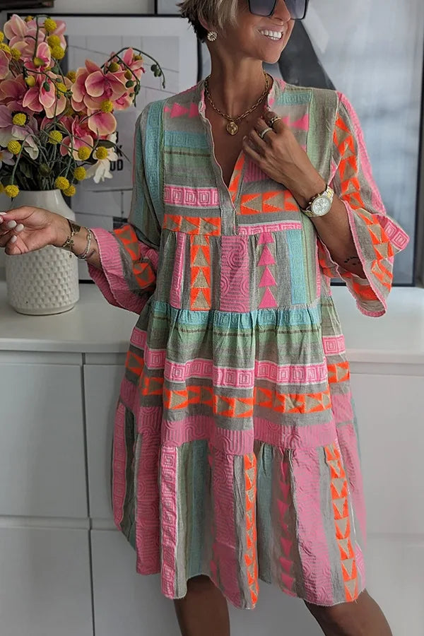 LP | Abito midi boho vibrante