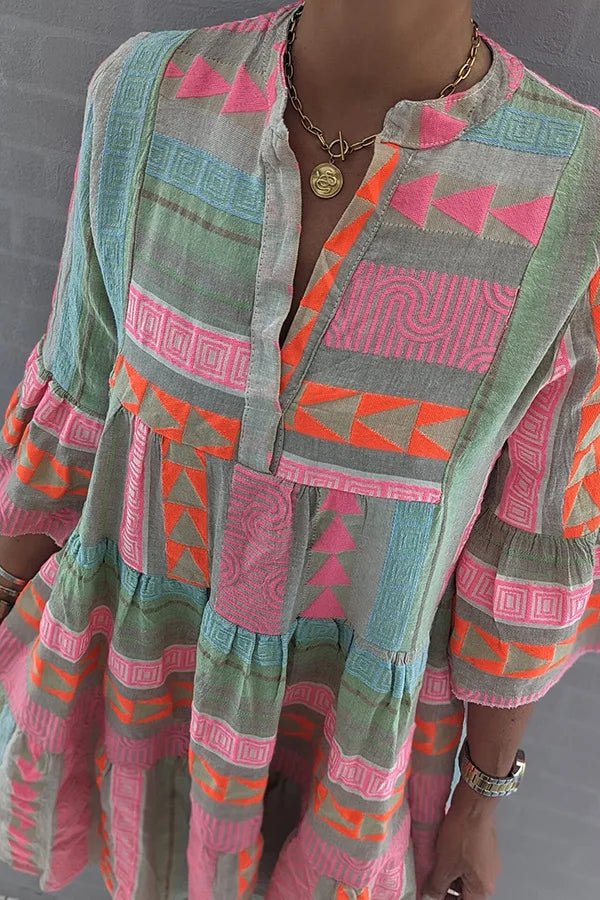 LP | Abito midi boho vibrante