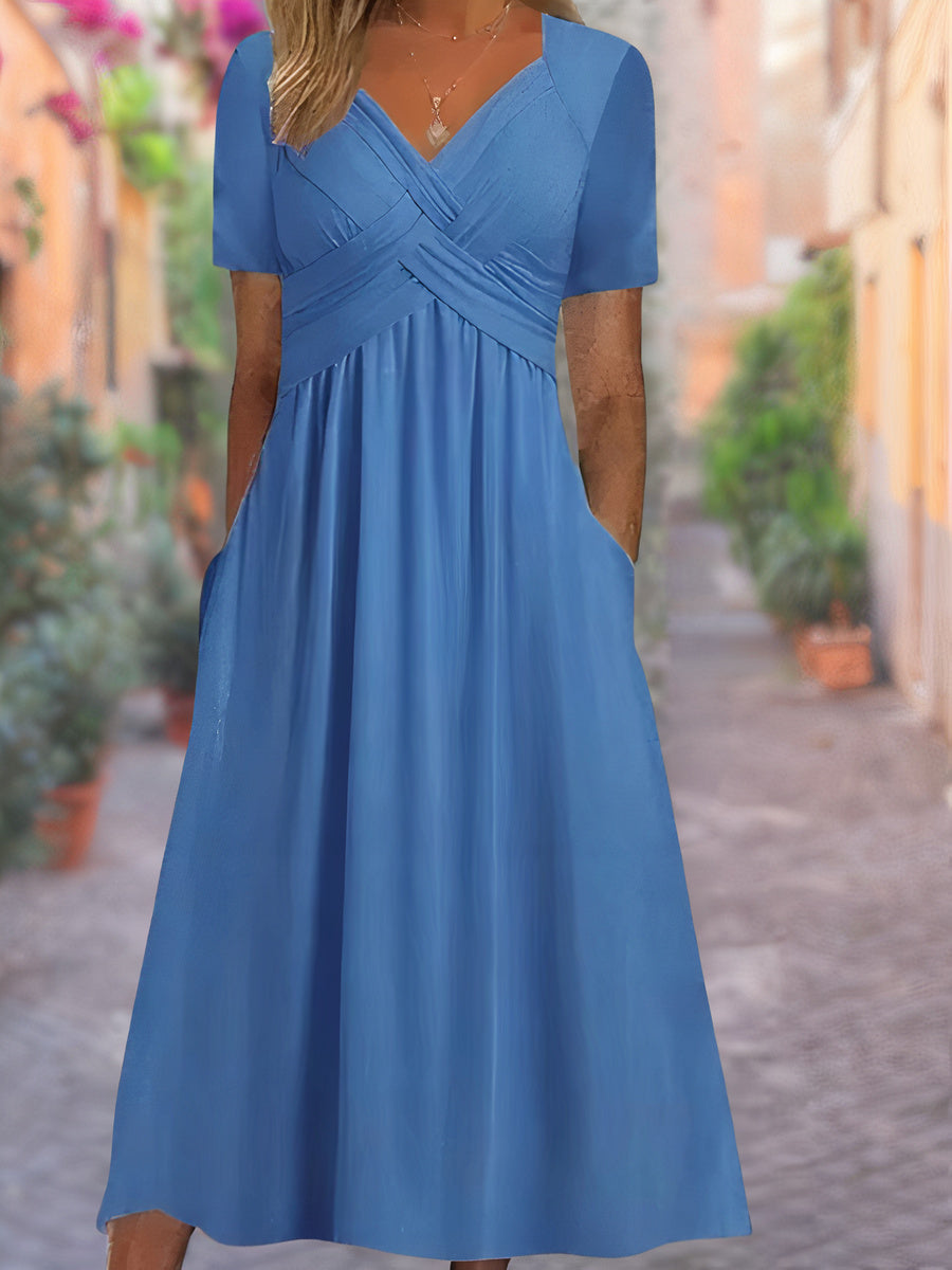 LP | Abito midi con tasche laterali