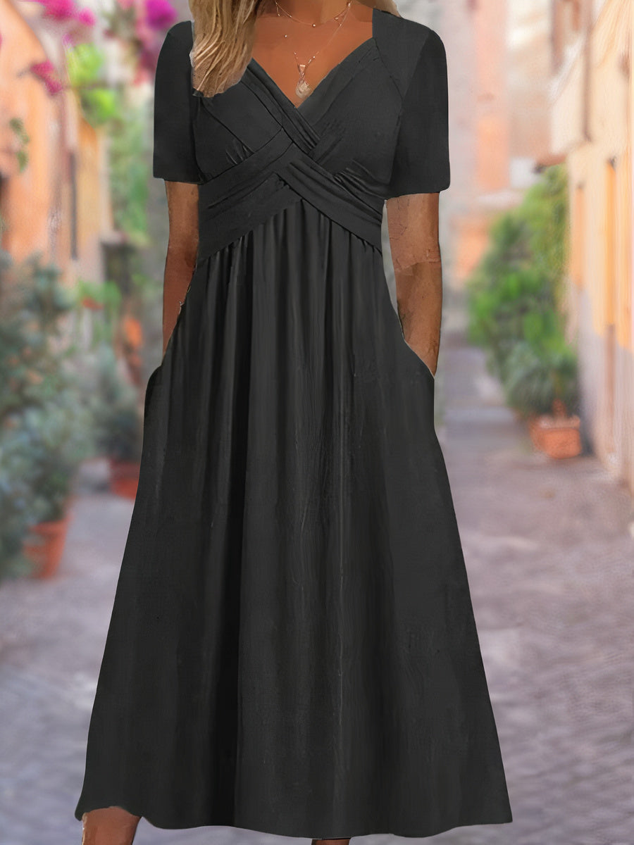 LP | Abito midi con tasche laterali