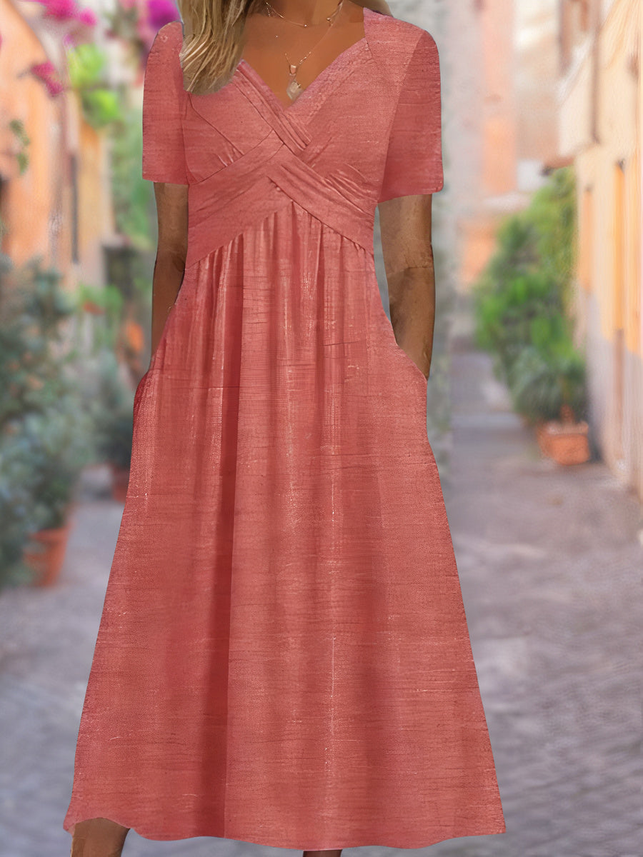 LP | Abito midi con tasche laterali