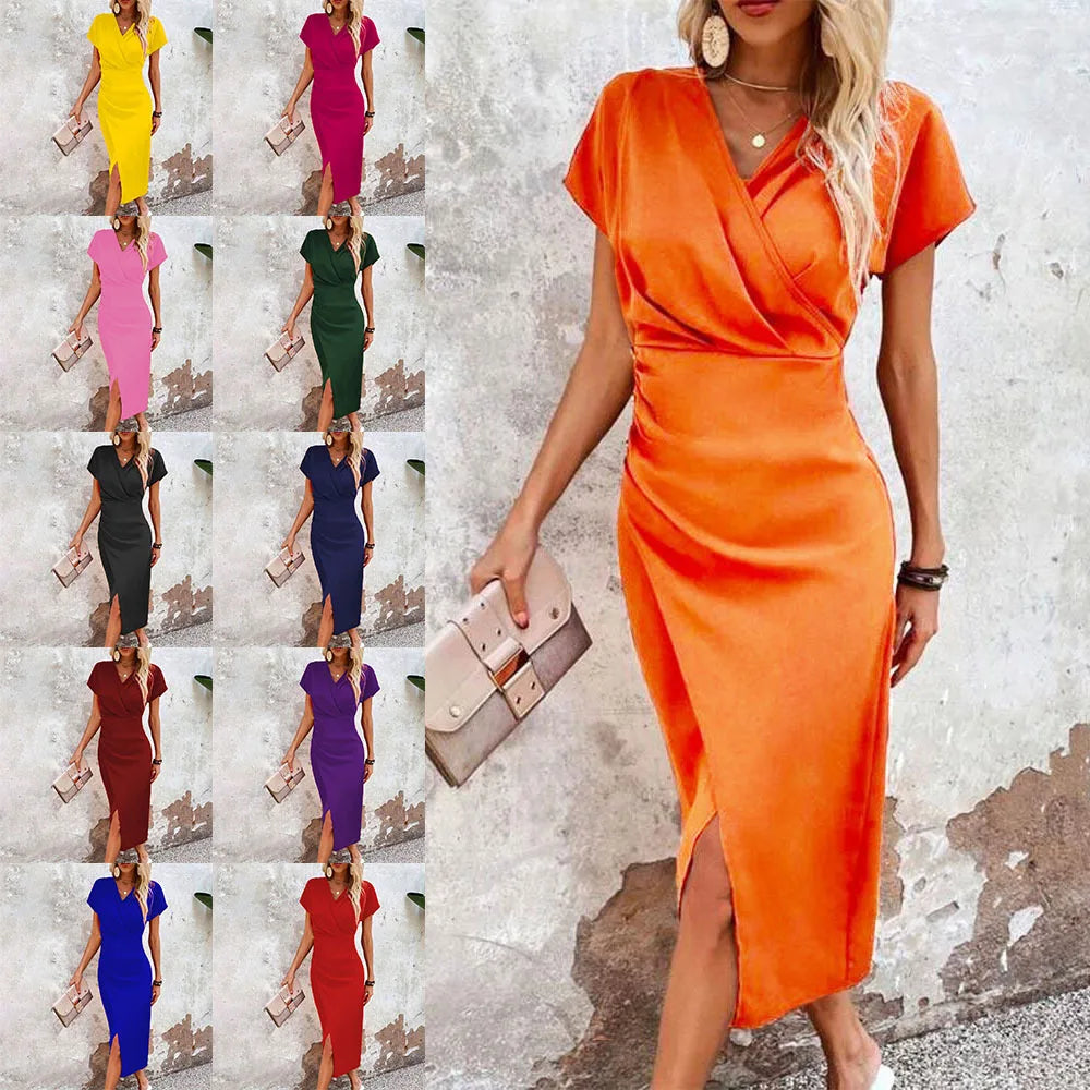 LP | Miniabito leggero e giocoso con scollo a V per donna