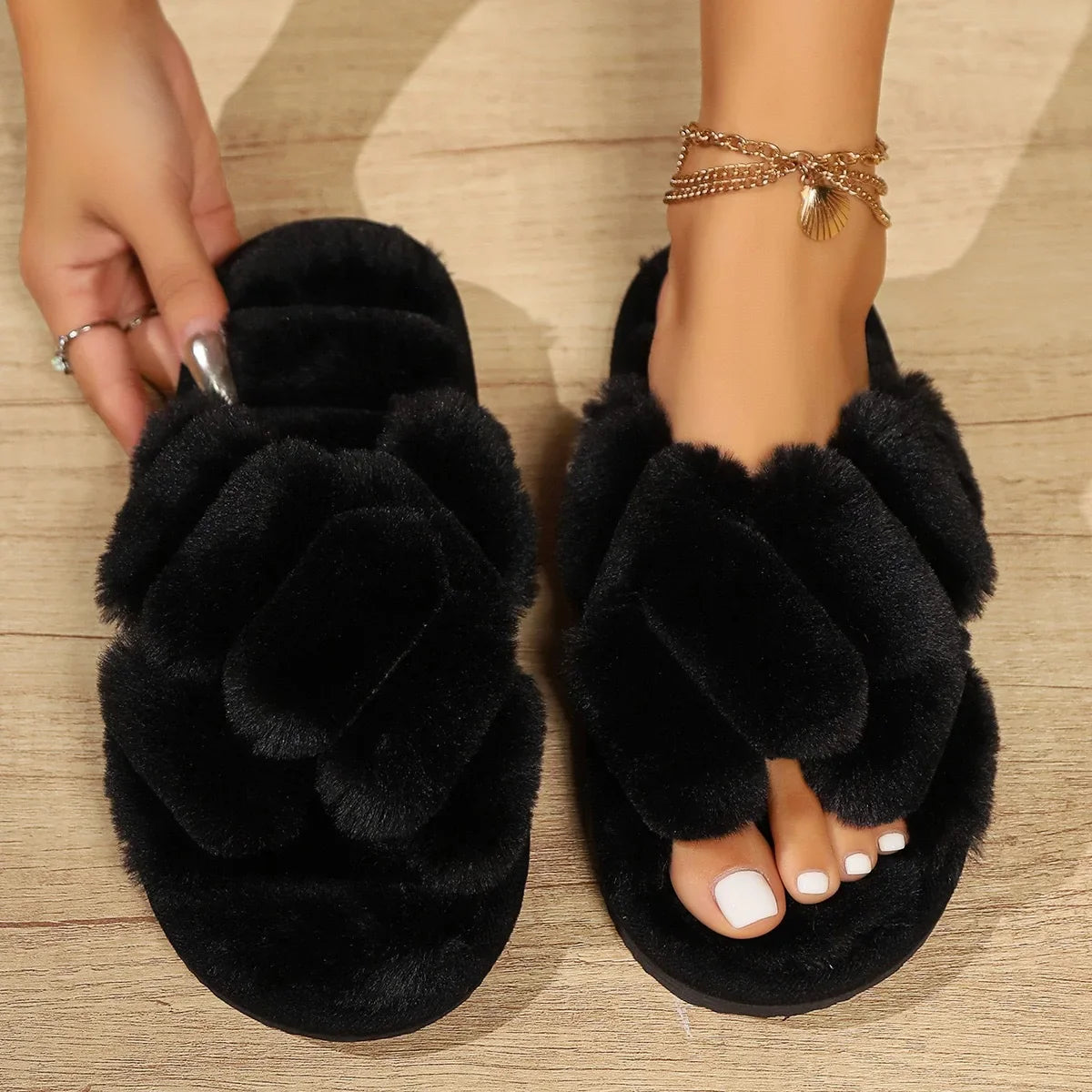 Ortopédico Zapatillas de casa informal y de apoyo
